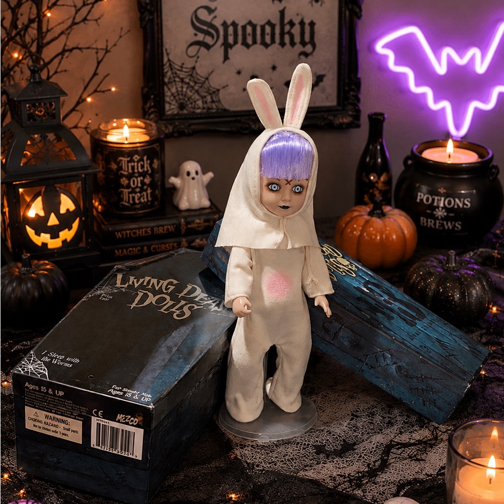 Mezco Toyz Living Dead Dolls 13th Anniversary Eggzorcist doll.